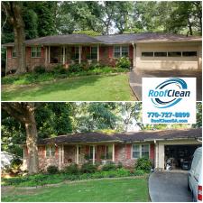 Roof Cleaning on Thunderbird Trail in Stone Mountain, GA