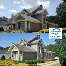 Roof Cleaning on Muskogee Ln. in Braselton, GA