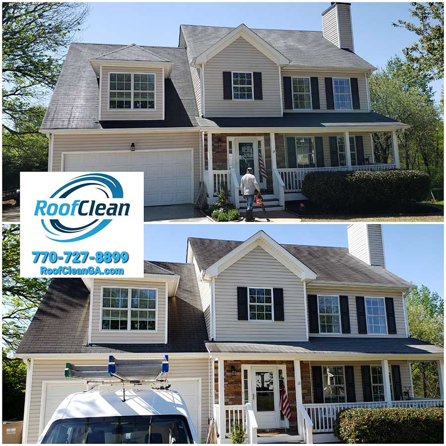 Roof cleaning brookhurst trail gainesville ga
