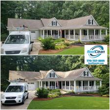 Roof Cleaning on Oakmere Dr. in Alpharetta, GA