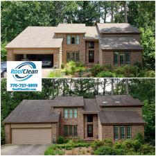 Roof Cleaning on Roxburgh Dr. in Roswell, GA