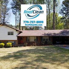 Roof Cleaning on Regal Way, Tucker, GA