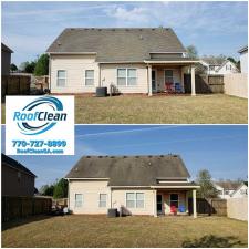 Roof Cleaning on Rockbass Road, Suwanee, GA