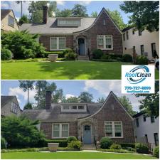 Roof Cleaning with Algae Removal on Yorkshire Rd NE in Atlanta, GA